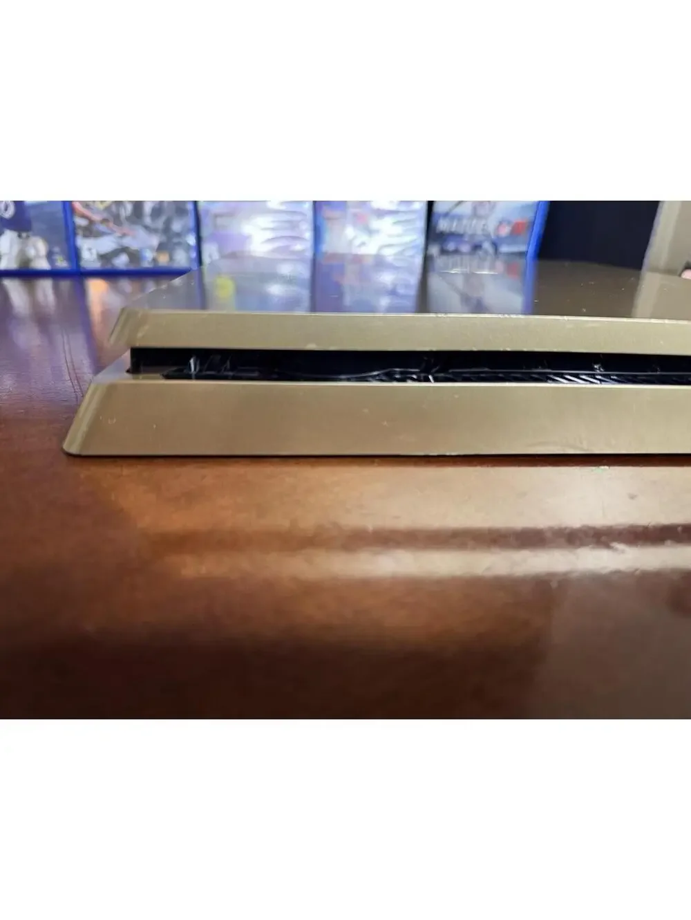 Sony PlayStation 4 PS4 Slim 1TB Gold Console CUH-2015B w/ 2 Gold Controllers